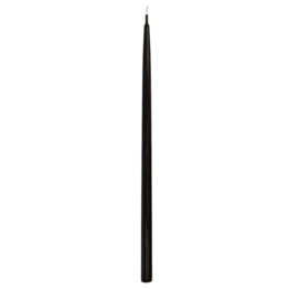 Свеча МК черная восковая маканая 16 см