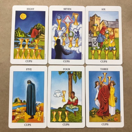 Сияющее Таро Райдера-Уэйта мини в жестяной  коробке