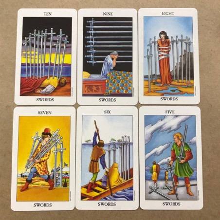 Сияющее Таро Райдера-Уэйта мини в жестяной  коробке