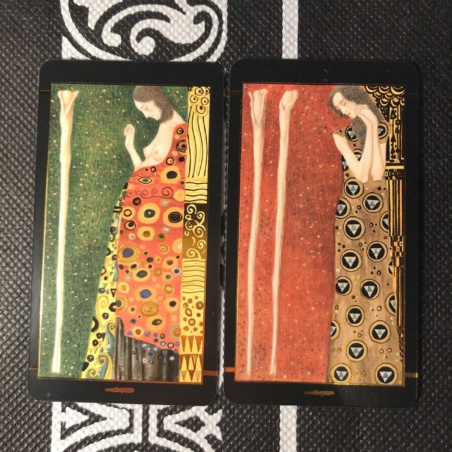 Таро Климта золотое (мини-колода)