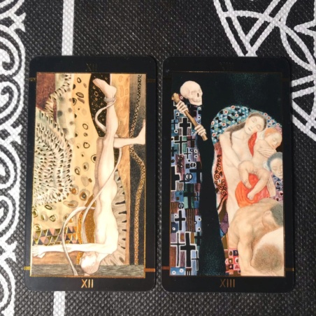 Таро Климта золотое (мини-колода)