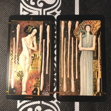 Таро Климта золотое (мини-колода)