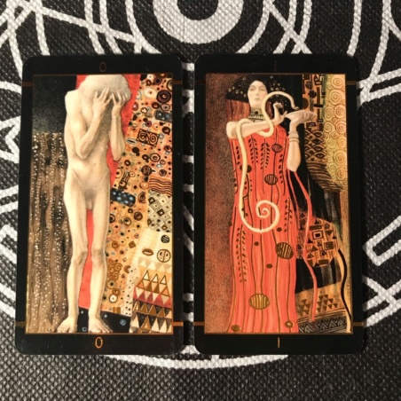 Таро Климта золотое (мини-колода)