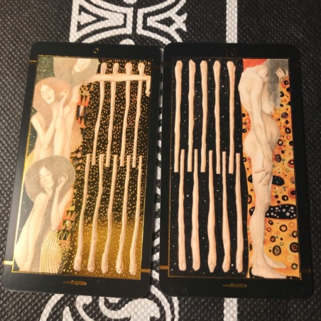 Таро Климта золотое (мини-колода)