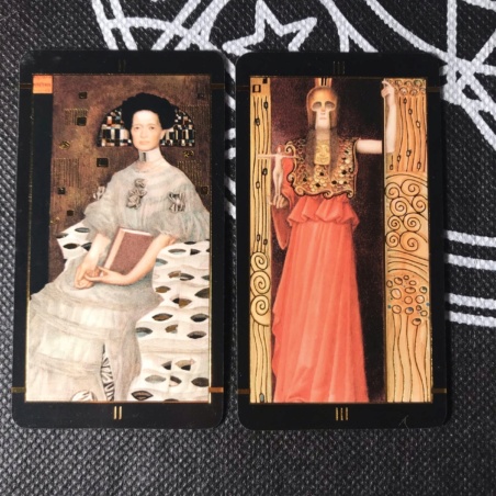 Таро Климта золотое (мини-колода)