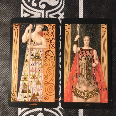 Таро Климта золотое (мини-колода)