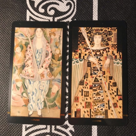 Таро Климта золотое (мини-колода)