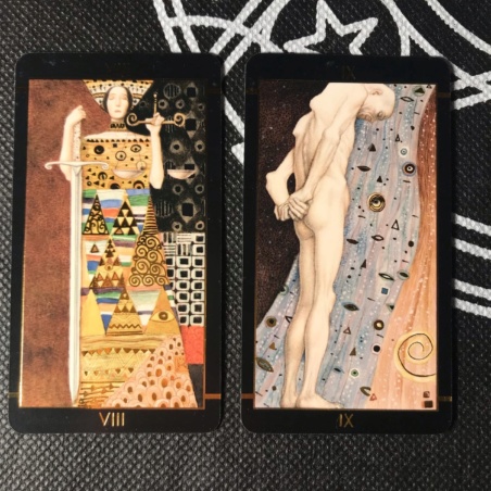 Таро Климта золотое (мини-колода)