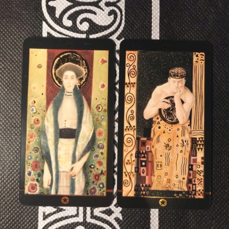 Таро Климта золотое (мини-колода)