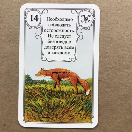 Оракул Ленорман Красная Сова