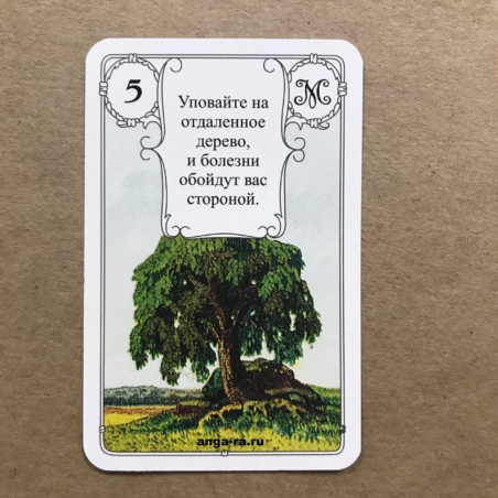 Оракул Ленорман Красная Сова