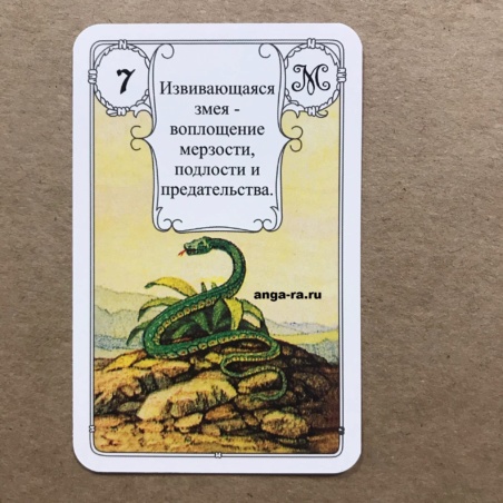 Оракул Ленорман Красная Сова