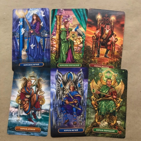 Набор Королевское Золоченое Таро (книга + карты)