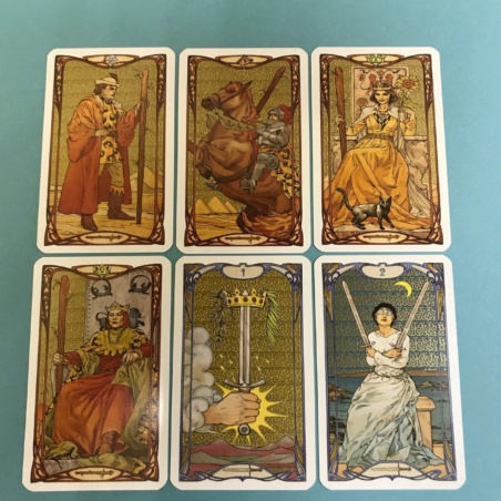 Мини Таро Золотое Арт-Нуво