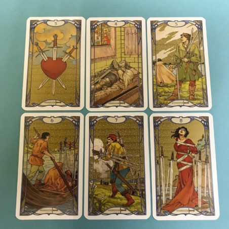 Мини Таро Золотое Арт-Нуво