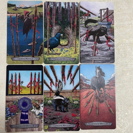 Набор Таро Тотемных Животных книга + карты