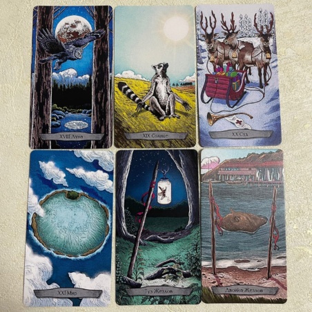 Набор Таро Тотемных Животных книга + карты