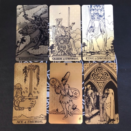 Золотое Таро Уэйта Black and Gold Edition