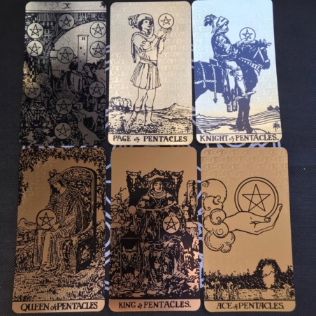 Золотое Таро Уэйта Black and Gold Edition