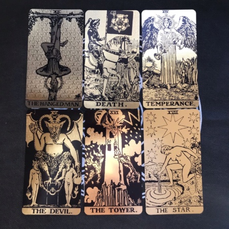 Золотое Таро Уэйта Black and Gold Edition