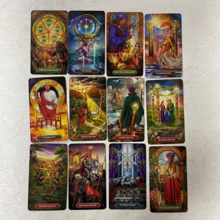 Королевское Золоченое Таро мини-колода