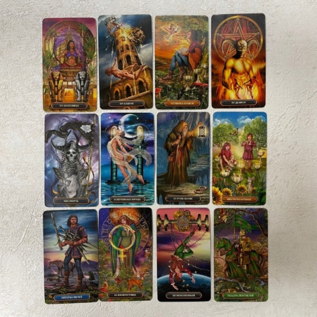 Королевское Золоченое Таро мини-колода