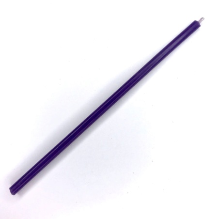 Свеча 15 см. фиолетовая (15 мин)