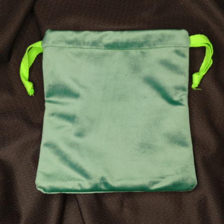 Мешочек темно-зеленый бархатный (для талисманов)