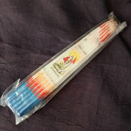 Иерусалимские свечи белые 24,5см 33шт.