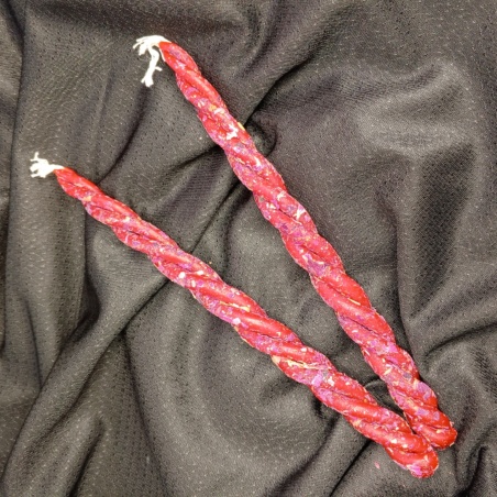 Скрутки Magic Energy 2 шт., красные с лепестками розы