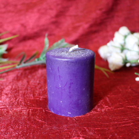 Свеча с травами “Магическая сила” (фиолетовая)