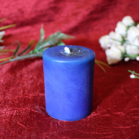 Свеча с травами “Бодрость” (синяя)
