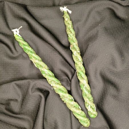 Скрутка Magic Energy из зеленых свечей с крапивой