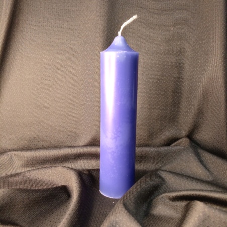 Свеча аметистовая фиолетовая (сине-фиолетовая) Magic Energy