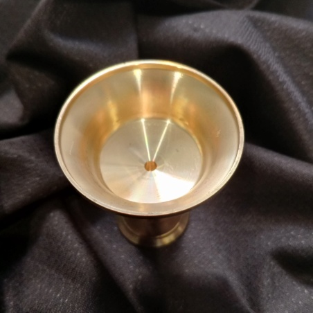 Лампадка из латуни высота 6 см.