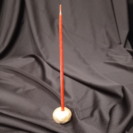 Подсвечник из бетона (для свечи толщиной 6 мм)