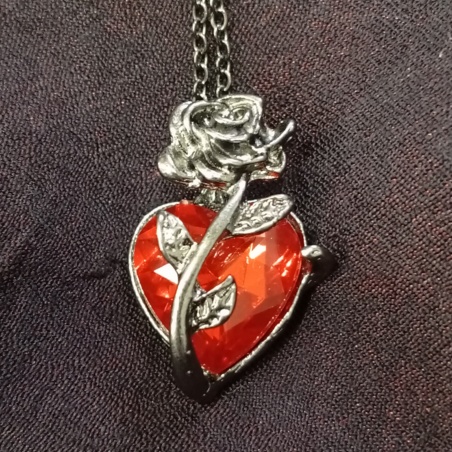 Кулон Роза и Сердце