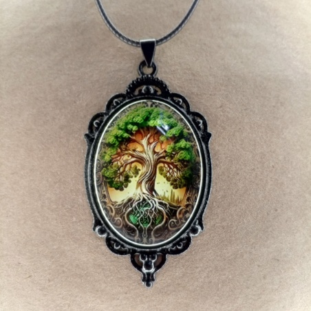 Овальный кулон Дерево Жизни 