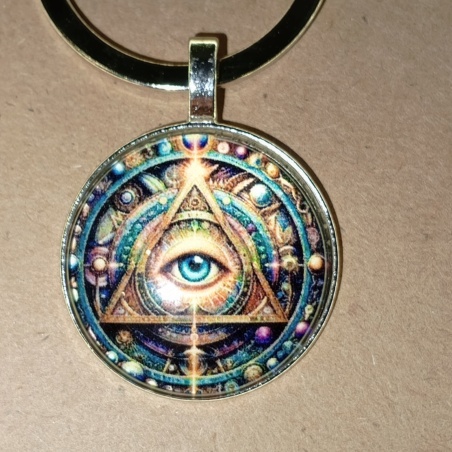 Брелок Всевидящее Око, реалистичный рисунок