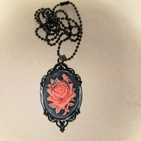 Кулон объемный Красная Роза