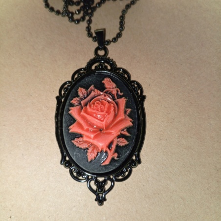 Кулон объемный Красная Роза