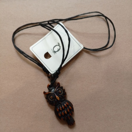 Кулон на шнурке Филин