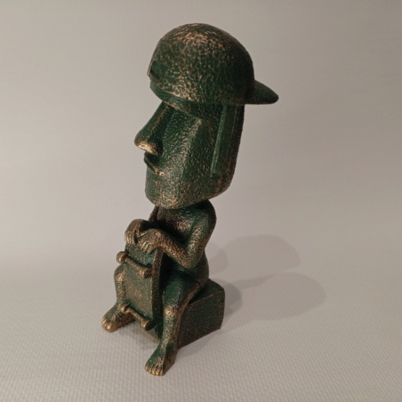 Статуэтка Истукан Моаи со скейтом