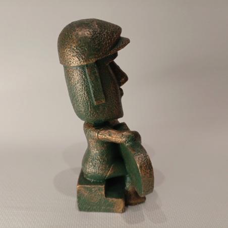 Статуэтка Истукан Моаи с гитарой