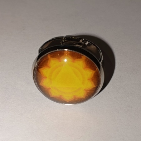 Кольцо чакра Манипура безразмерное