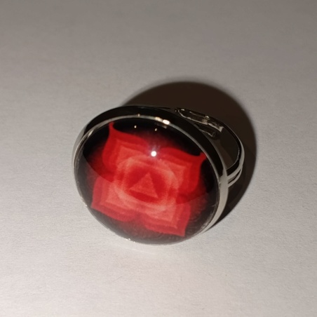 Кольцо чакра Муладхара безразмерное