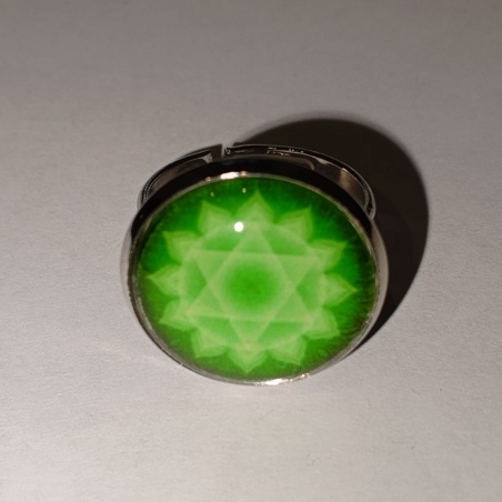 Кольцо чакра Анахата безразмерное