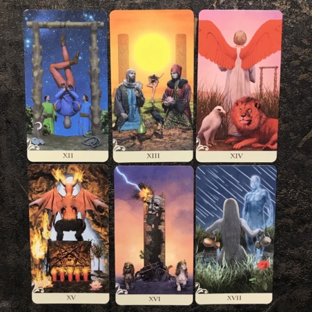 Двустороннее Таро набор карты + книга