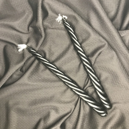 Скрутка  Magic Energy из 4 свечей черная 