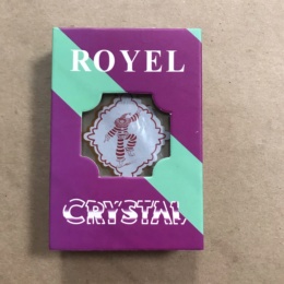 Прозрачные игральные карты пластиковые Royel Cristal